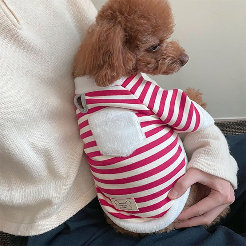 Scarf Dogs Hoodies Pullover Santa Claus