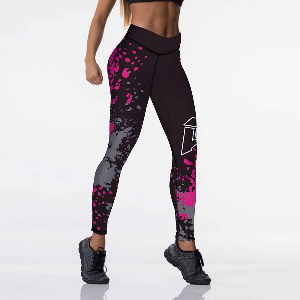 Digital Printed Leggings Push Up Strength