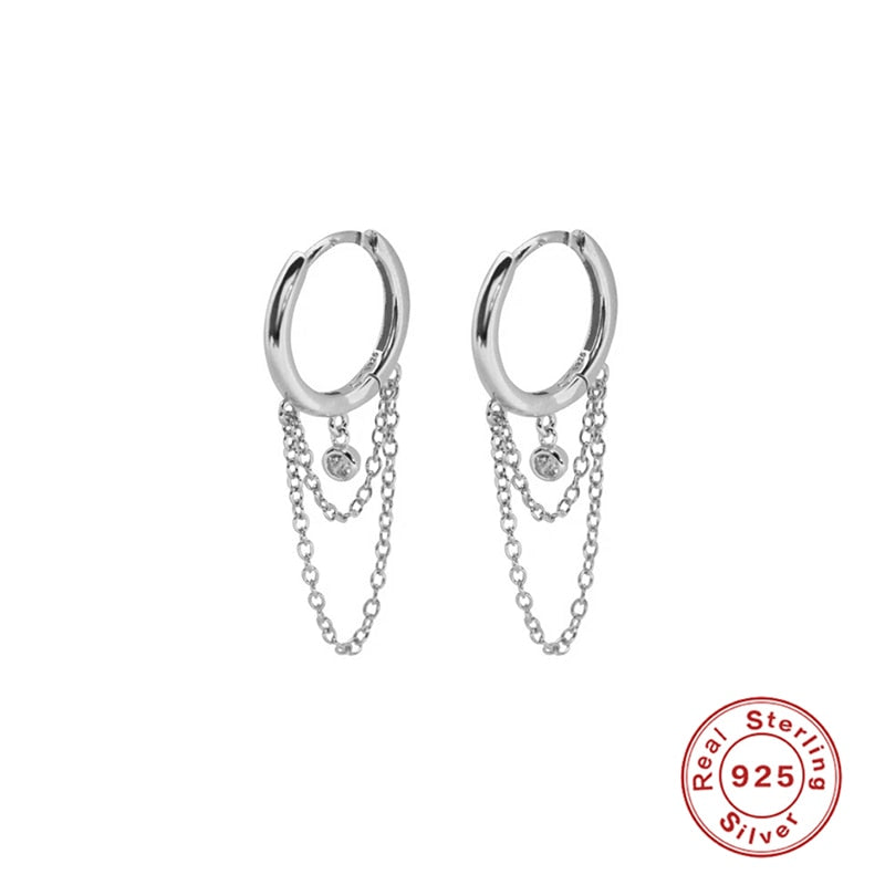 Star Hoop Earrings
