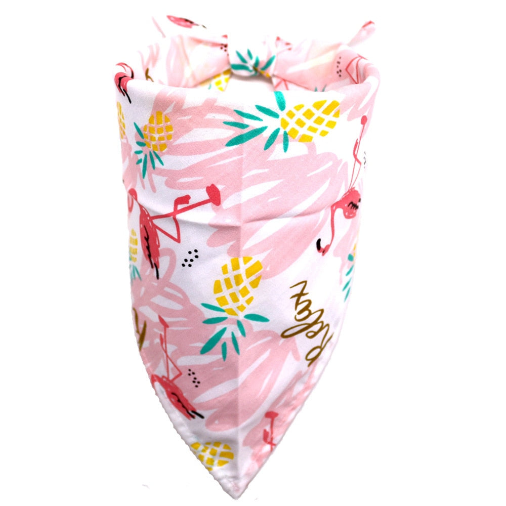 Flamingo Print Pet Bandana