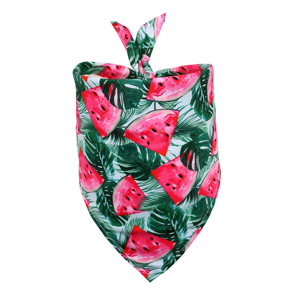 Fruit Printing Small Dog Bandanas Scarf