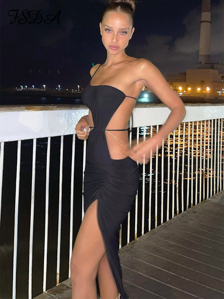 Green Beach Midi Dress Bodycon