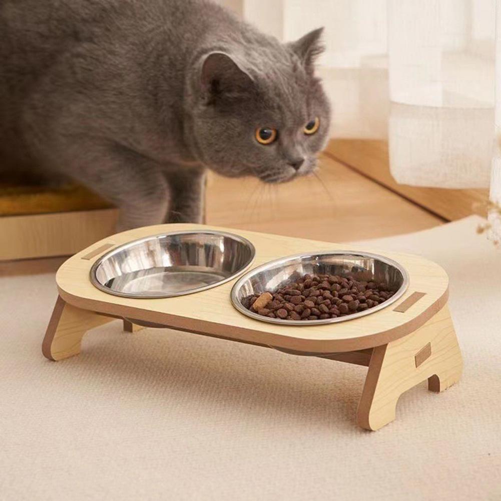 Pet Feeder Double Food & Water Container