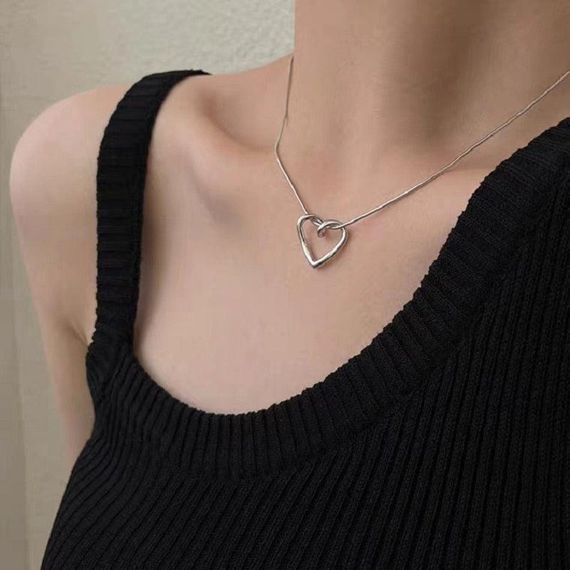 Shiny Butterfly Necklace Exquisite Golden