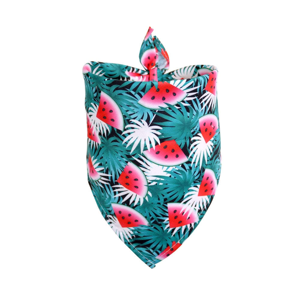 Fruit Printing Small Dog Bandanas Scarf