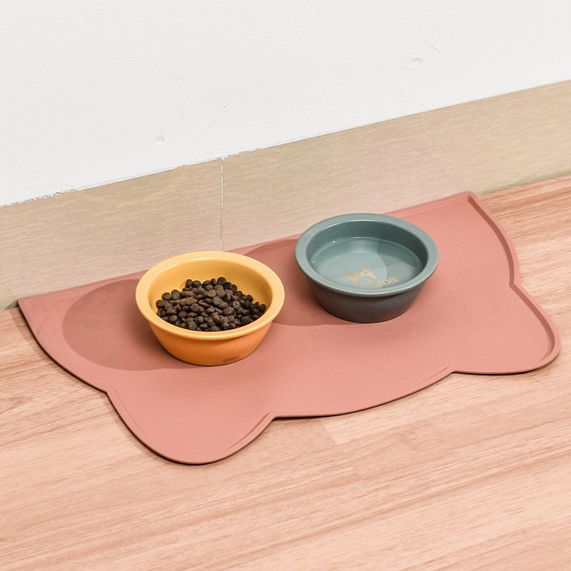 Pet Silicone Food Mat Portable Waterproof