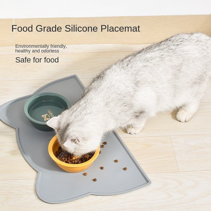 Pet Silicone Food Mat Portable Waterproof