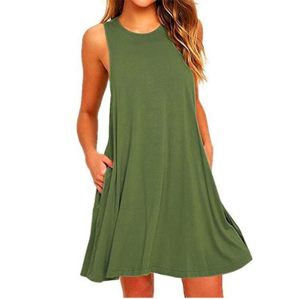 Women Black Blue Summer Dress 2022