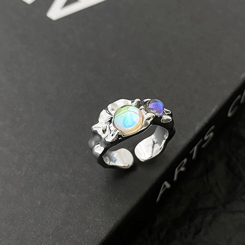 Minimalist Irregular Twined Finger Rings