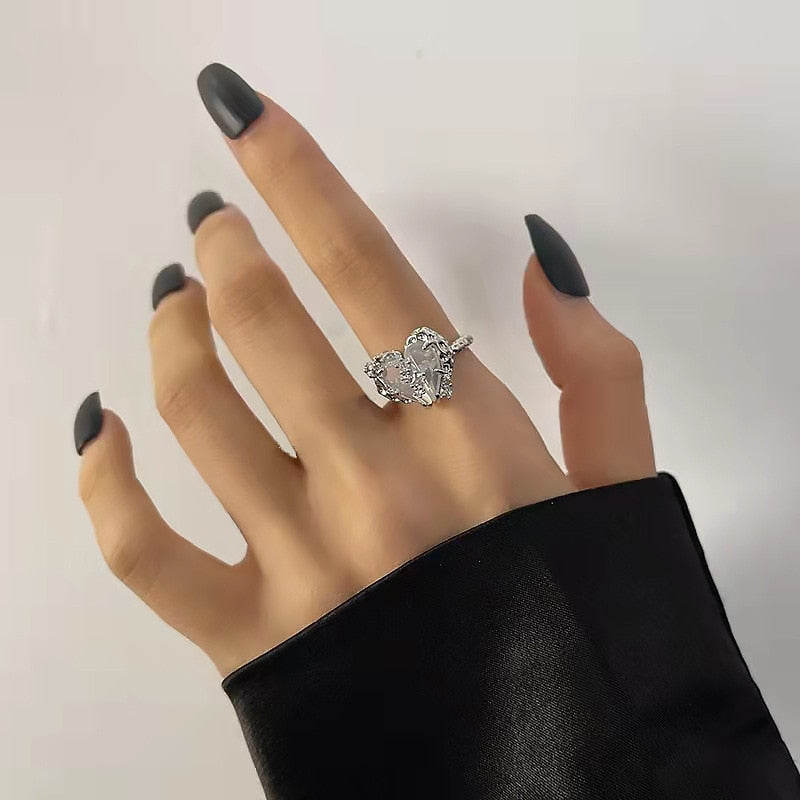 Minimalist Irregular Twined Finger Rings