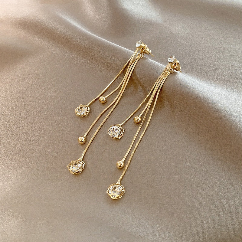 Crystal Butterfly Heart Star Dangle Earring