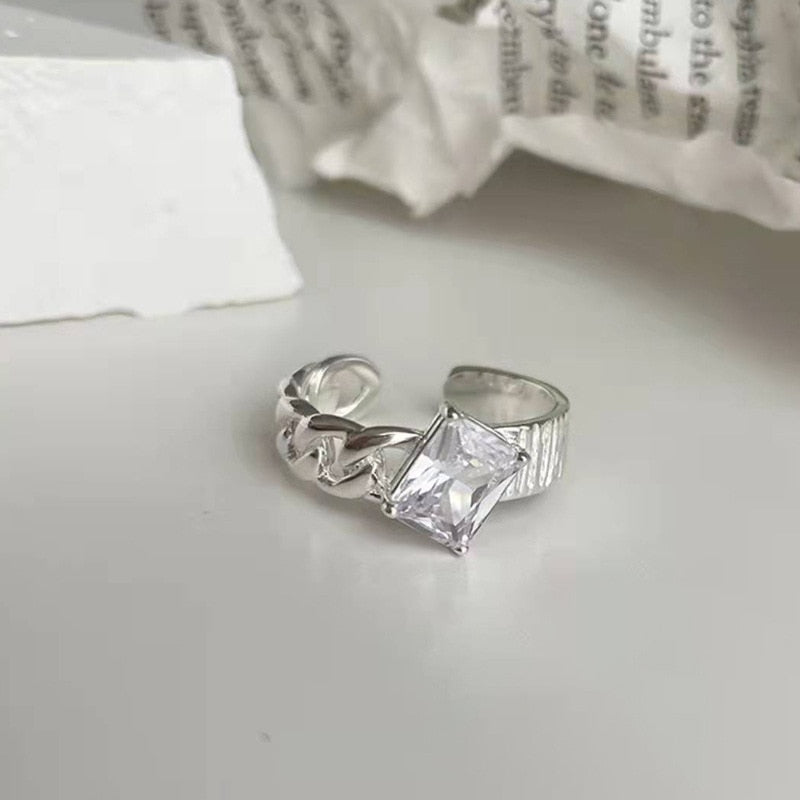 Minimalist Irregular Twined Finger Rings
