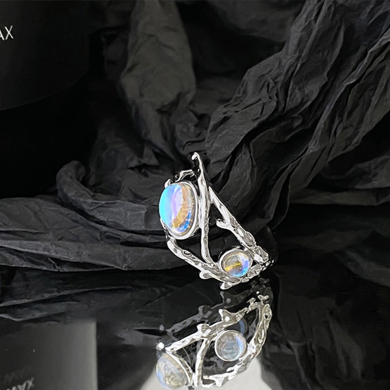 Minimalist Irregular Twined Finger Rings