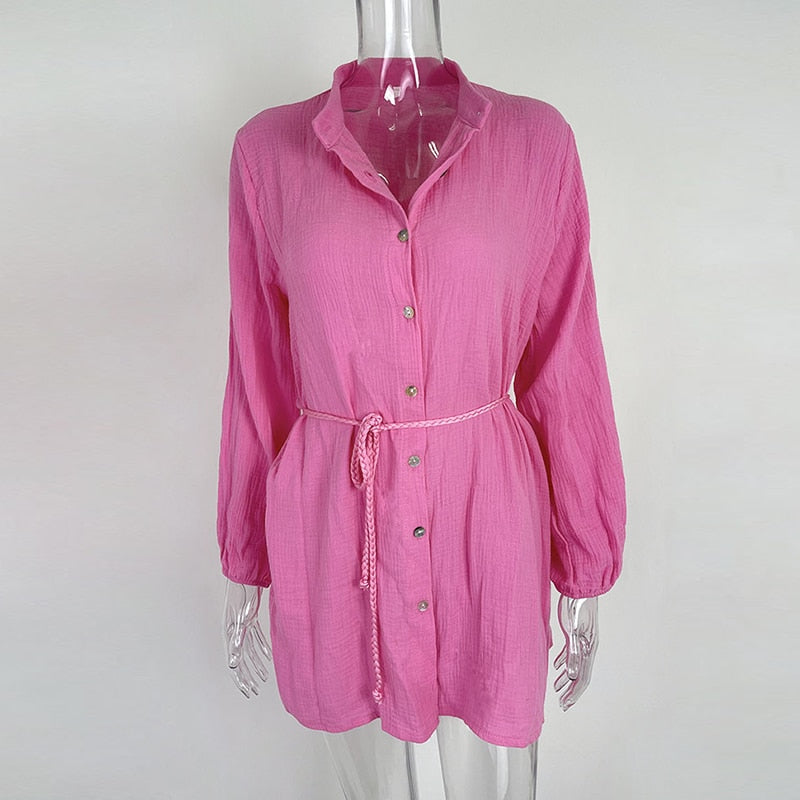 Elegant Straight Long Sleeve Dress
