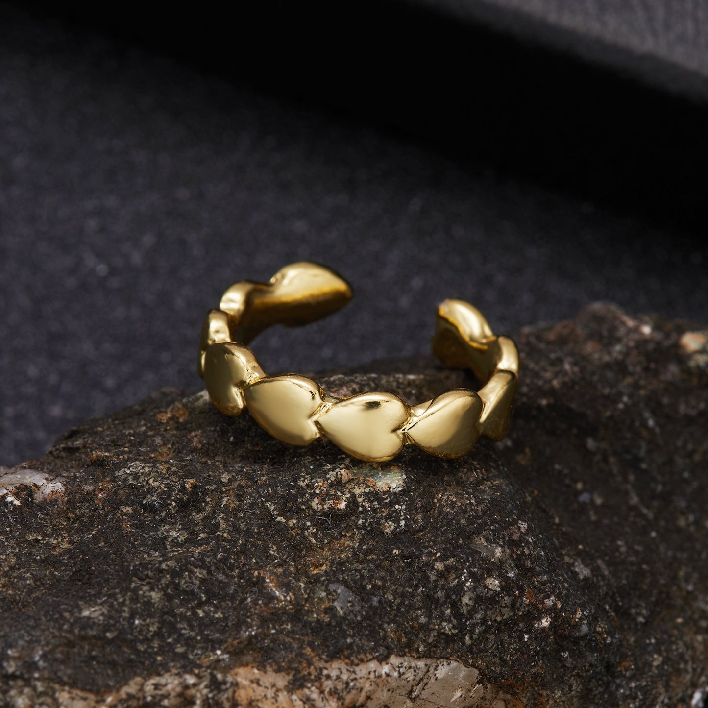 Minimalist Irregular Twined Finger Rings