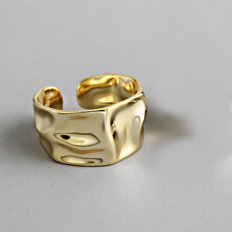 Minimalist Irregular Twined Finger Rings
