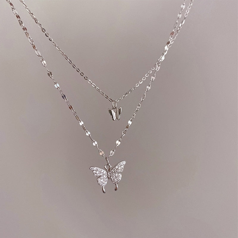 Exquisite Double Layer Clavicle Chain