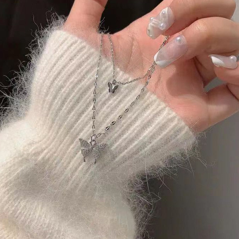 Exquisite Double Layer Clavicle Chain