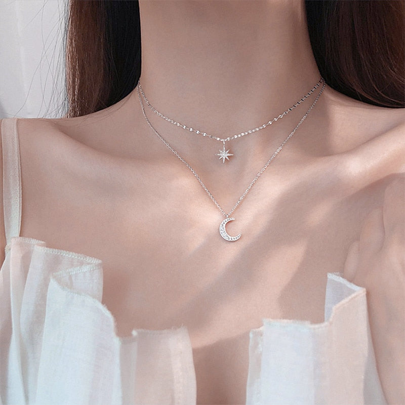 Exquisite Double Layer Clavicle Chain