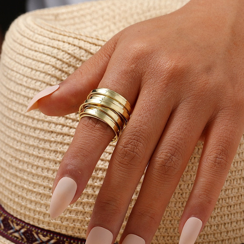Multi layer Wide Ring