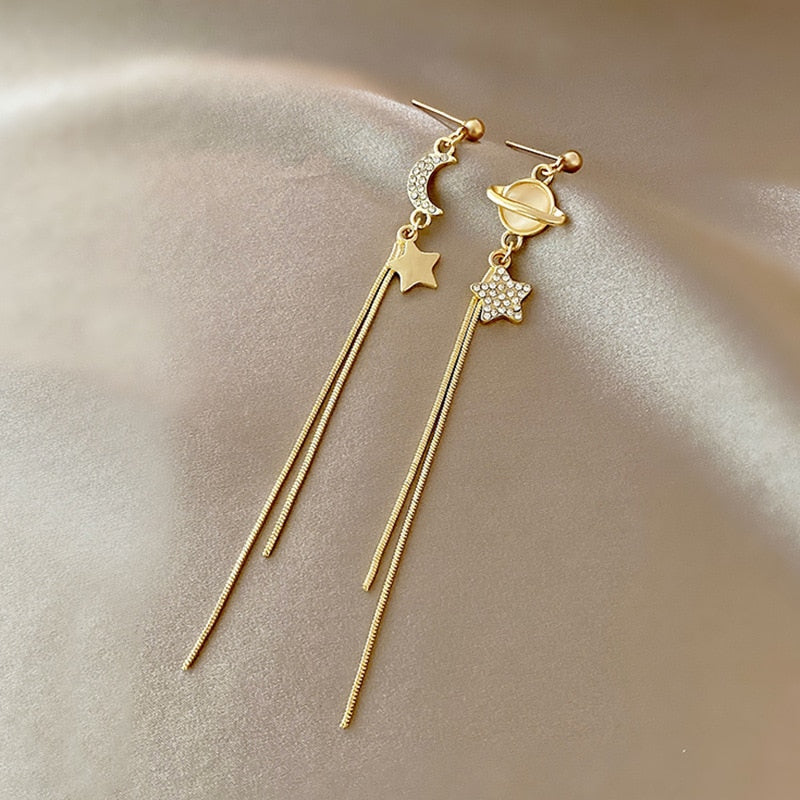 Crystal Butterfly Heart Star Dangle Earring