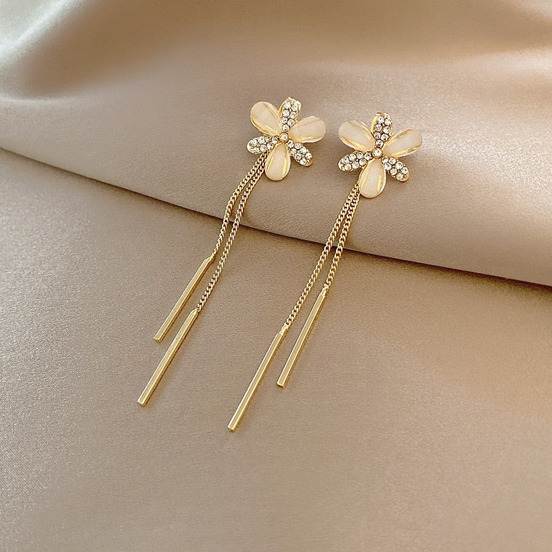 Crystal Butterfly Heart Star Dangle Earring