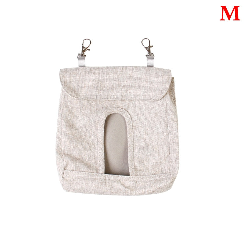 1PC Hanging Pouch Feeder Hay Bag Holder with Hooks