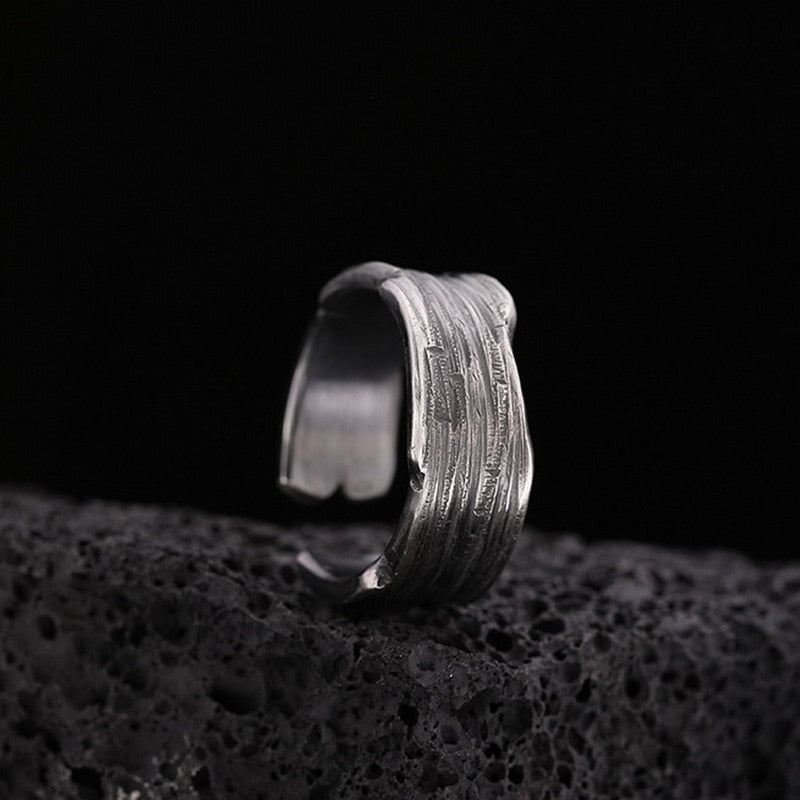 Minimalist Irregular Twined Finger Rings