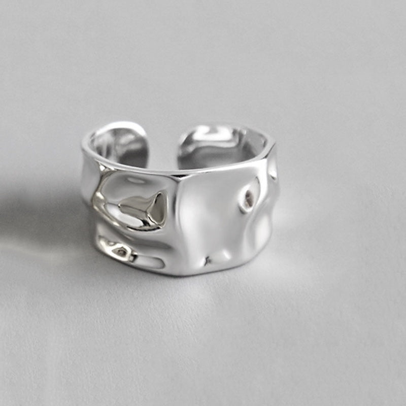 Minimalist Irregular Twined Finger Rings