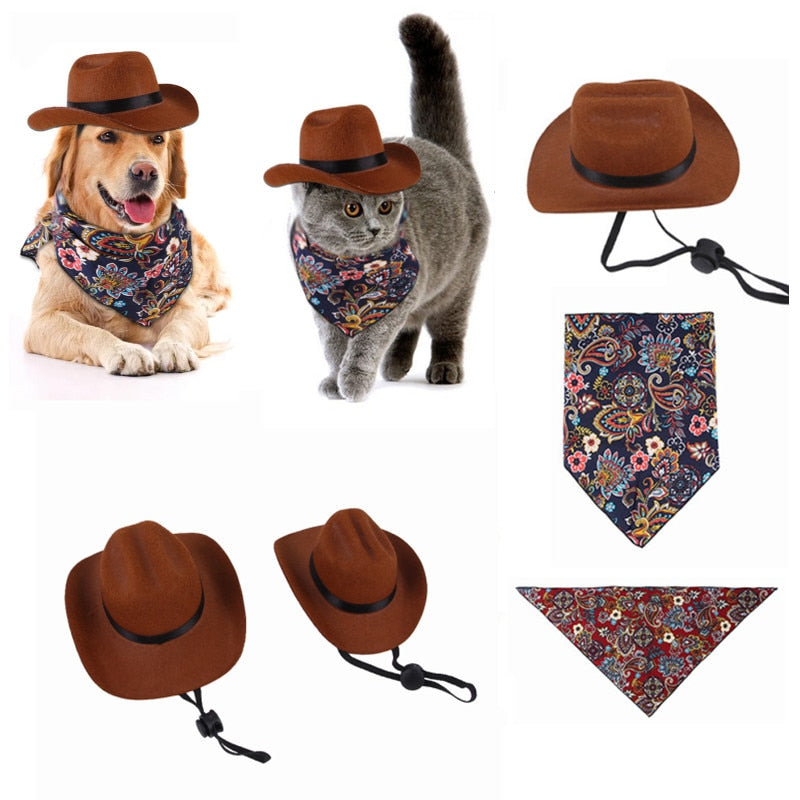 Western Cowboy Hat & Sunglasses