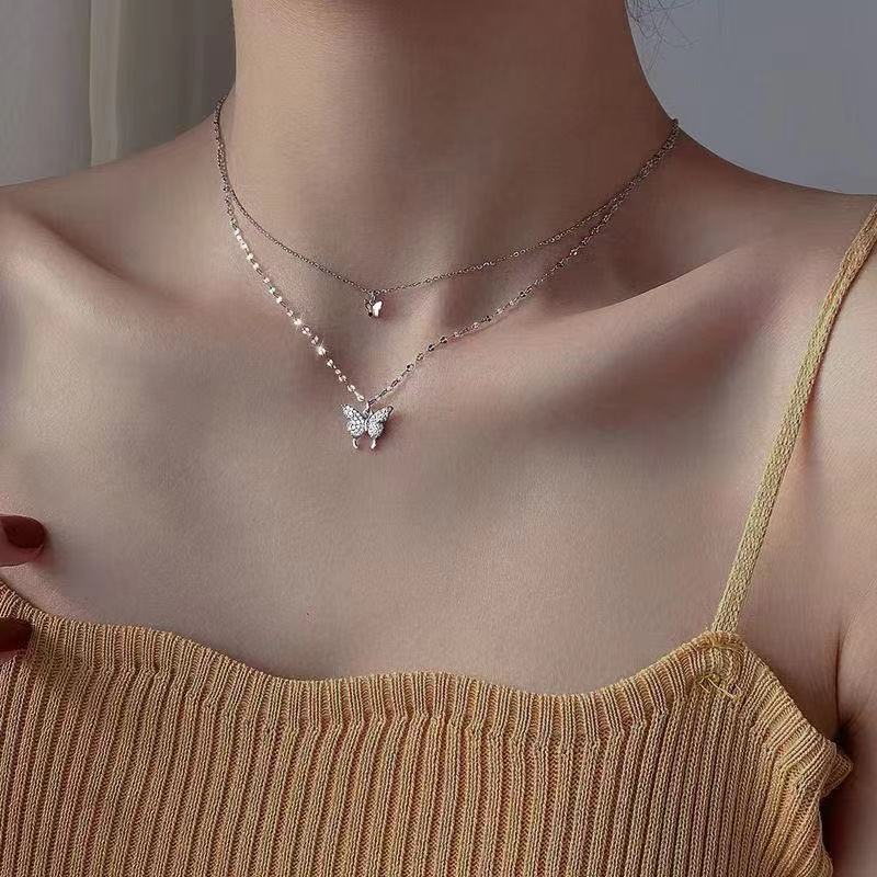 Shiny Butterfly Necklaces