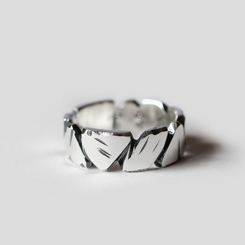 Minimalist Irregular Twined Finger Rings