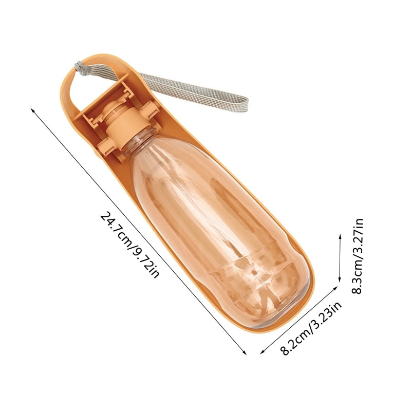 Foldable Pet Water Bottle Bowl