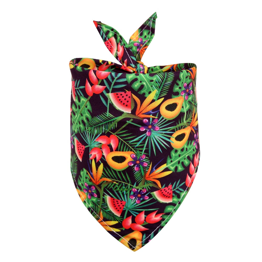 Fruit Printing Small Dog Bandanas Scarf