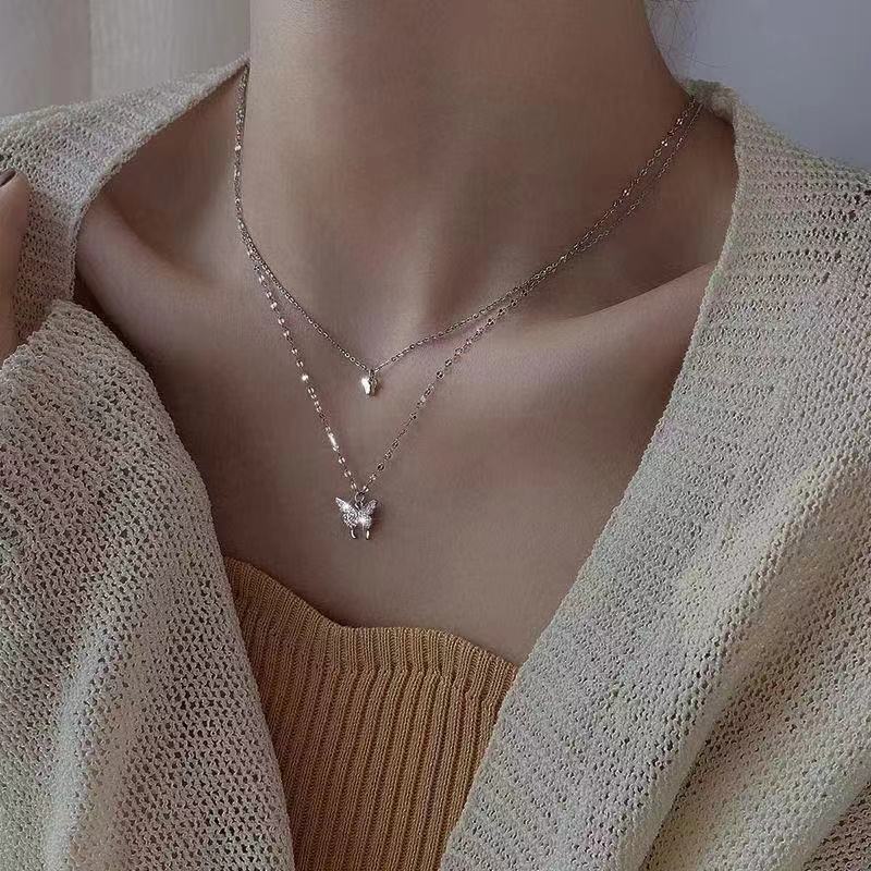 Shiny Butterfly Necklaces