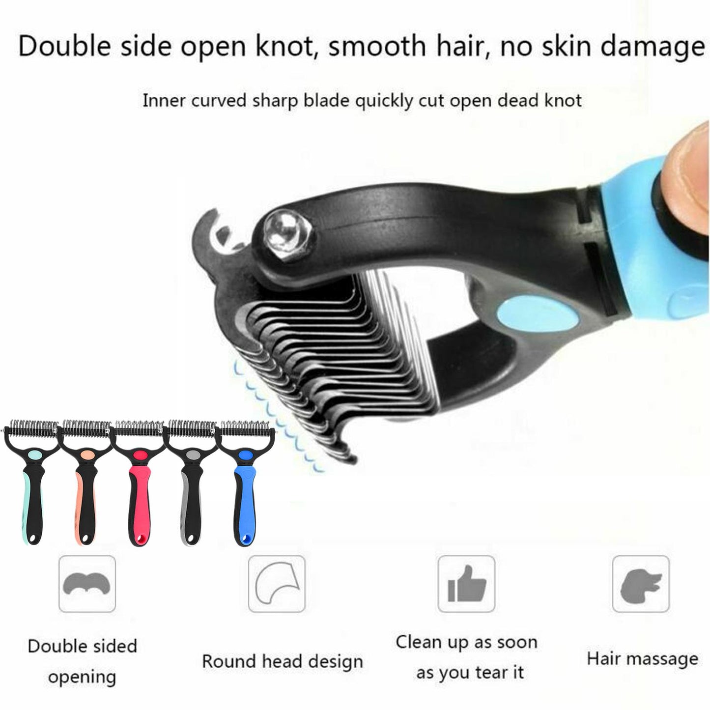 Fur Knot Cutter Grooming Shedding Tools