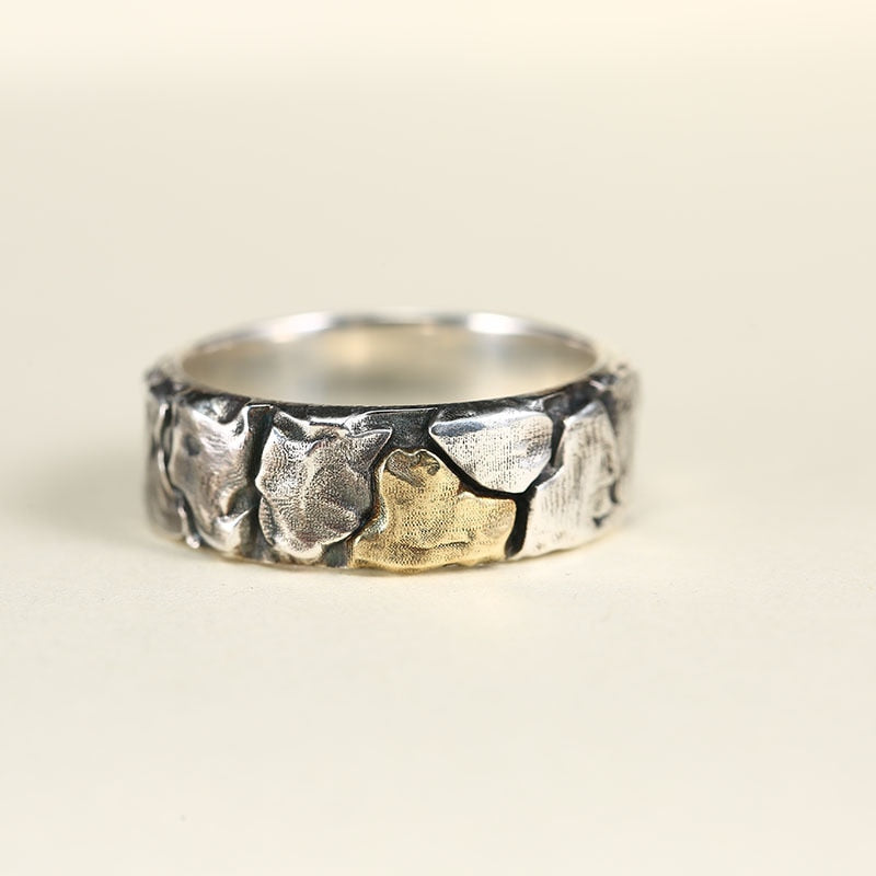 Minimalist Irregular Twined Finger Rings