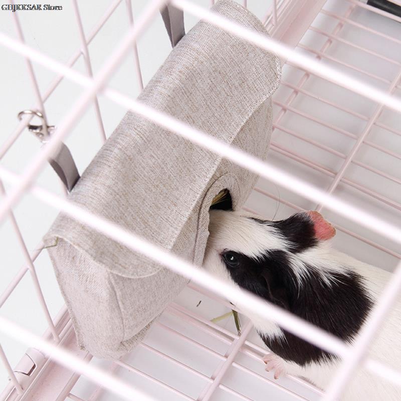 1PC Hanging Pouch Feeder Hay Bag Holder with Hooks