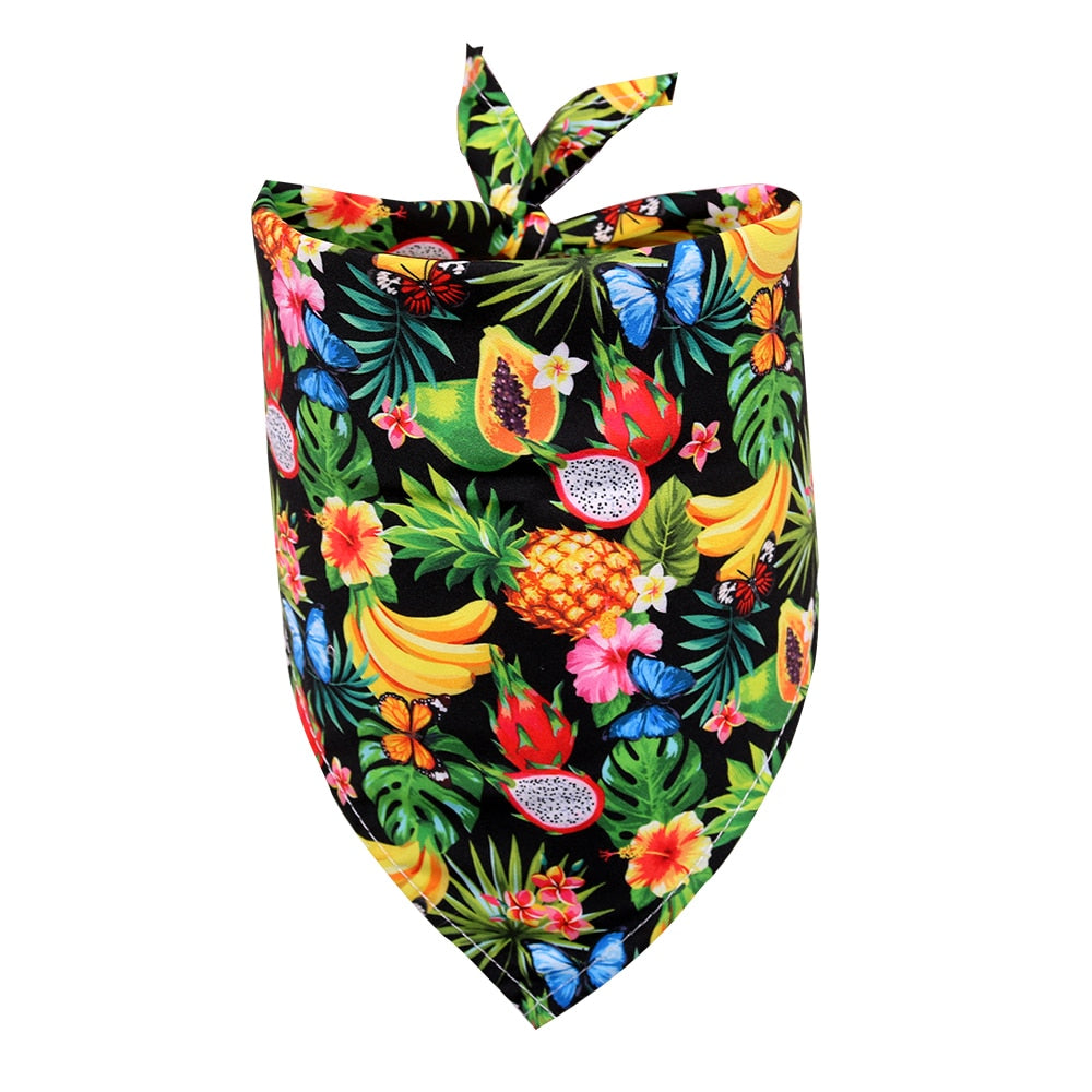 Fruit Printing Small Dog Bandanas Scarf