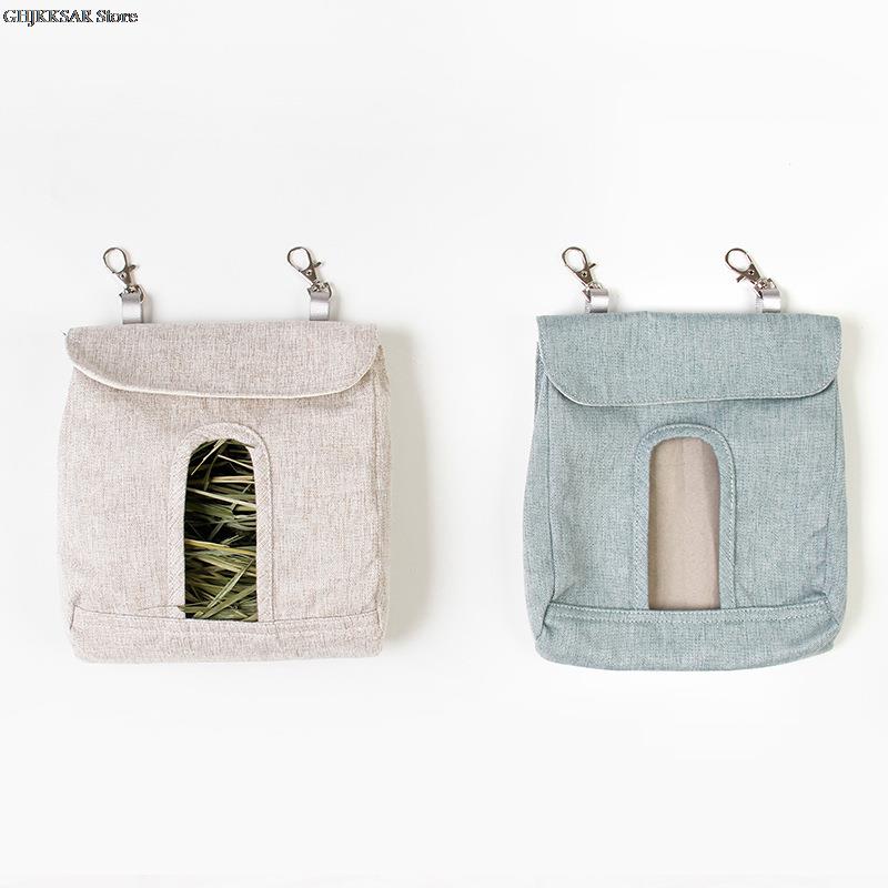 1PC Hanging Pouch Feeder Hay Bag Holder with Hooks
