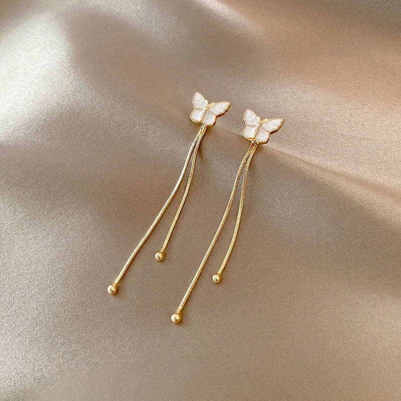 Crystal Butterfly Heart Star Dangle Earring