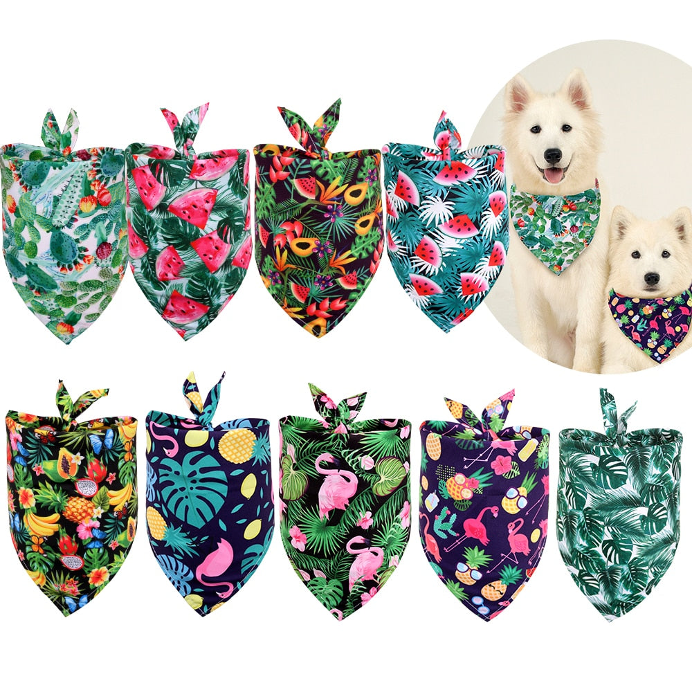 Fruit Printing Small Dog Bandanas Scarf