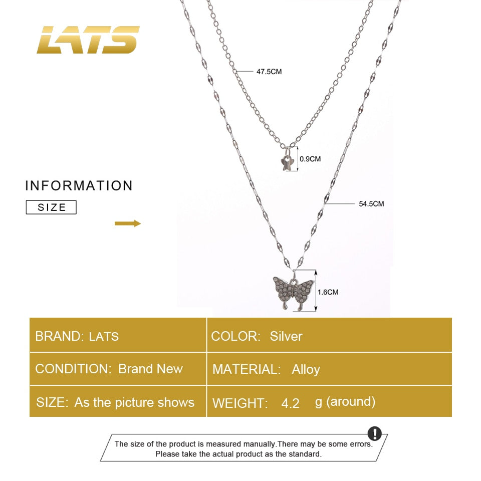 Shiny Butterfly Necklaces