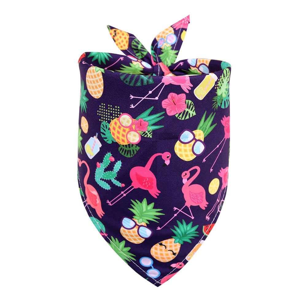 Fruit Printing Small Dog Bandanas Scarf