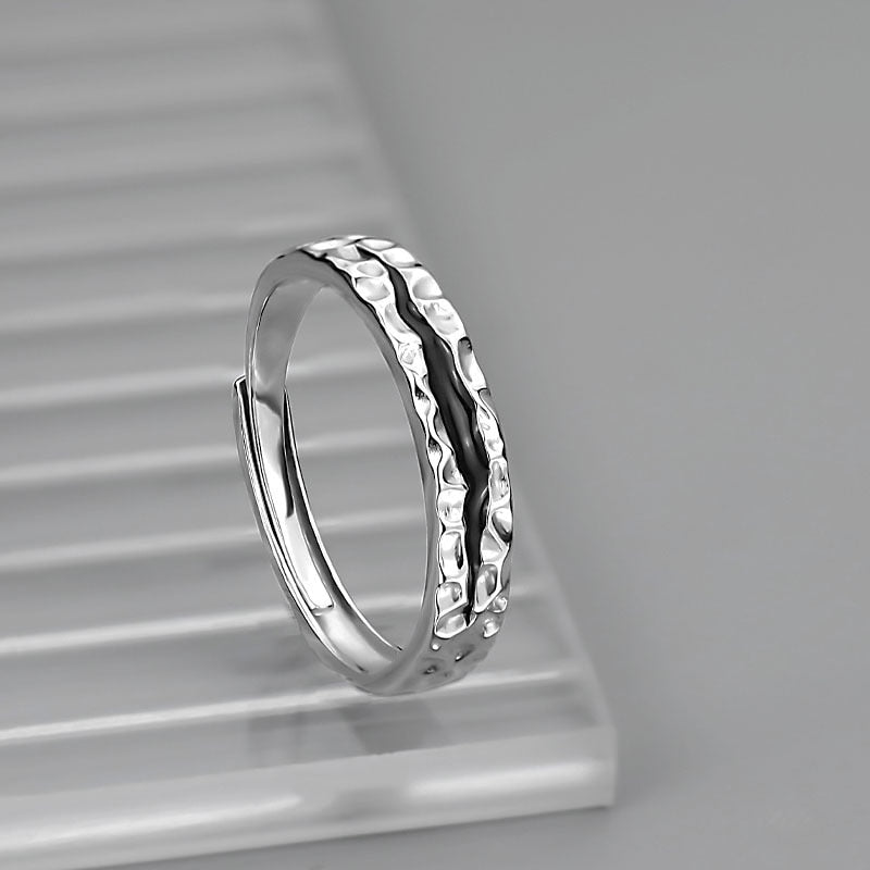 Minimalist Irregular Twined Finger Rings