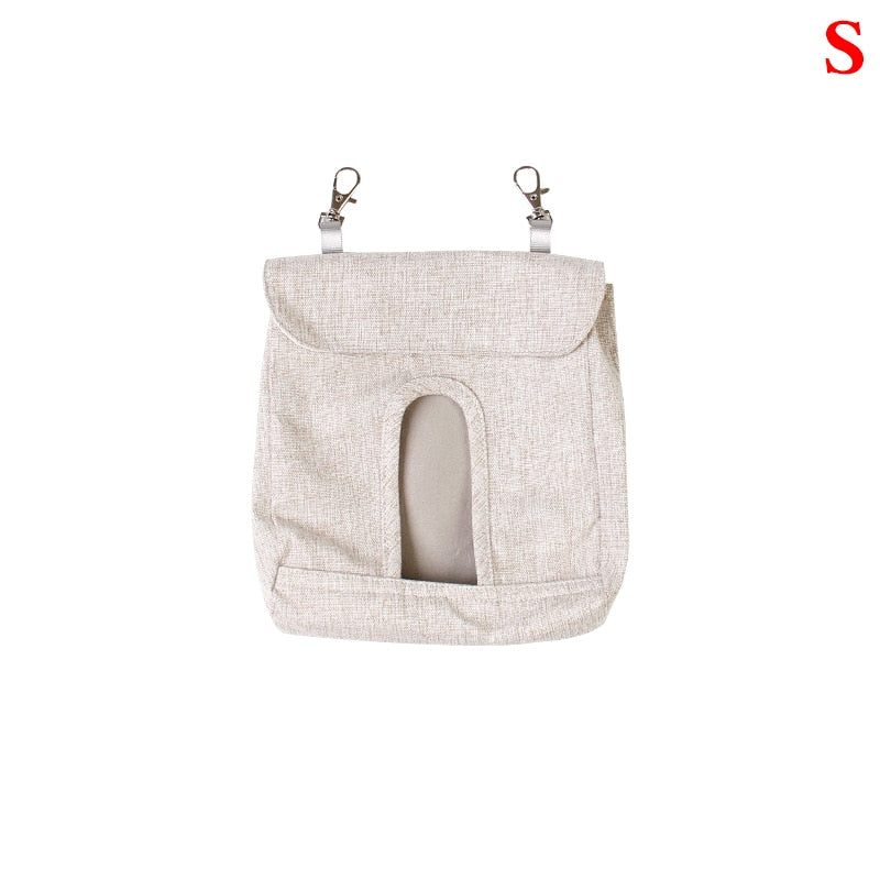 1PC Hanging Pouch Feeder Hay Bag Holder with Hooks