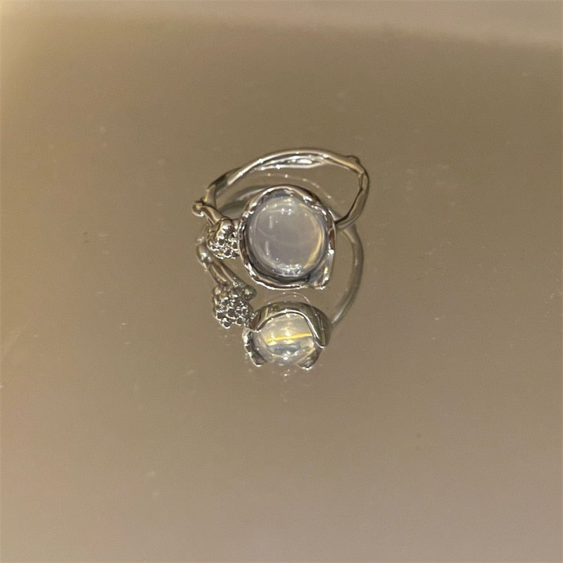 Minimalist Irregular Twined Finger Rings