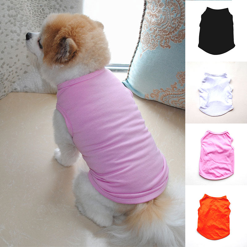 Vest Pet Clothes For Teddy Small Dog