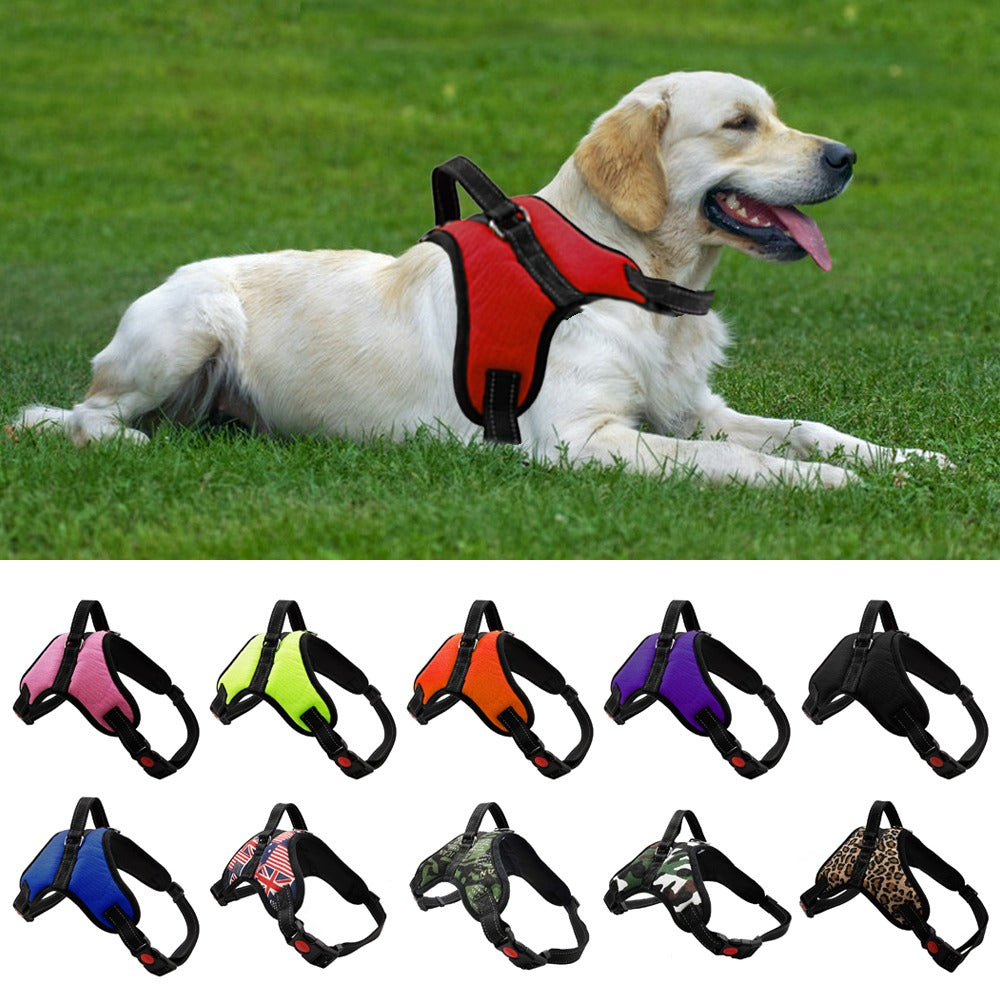 Pet Dog and Cat Adjustable Harness with Leash Reflective