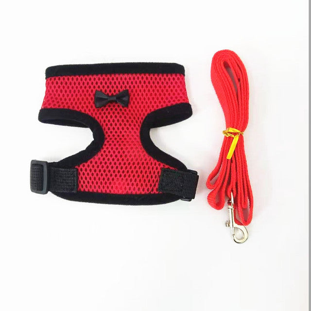 Adjustable Vest Walking Lead Leash